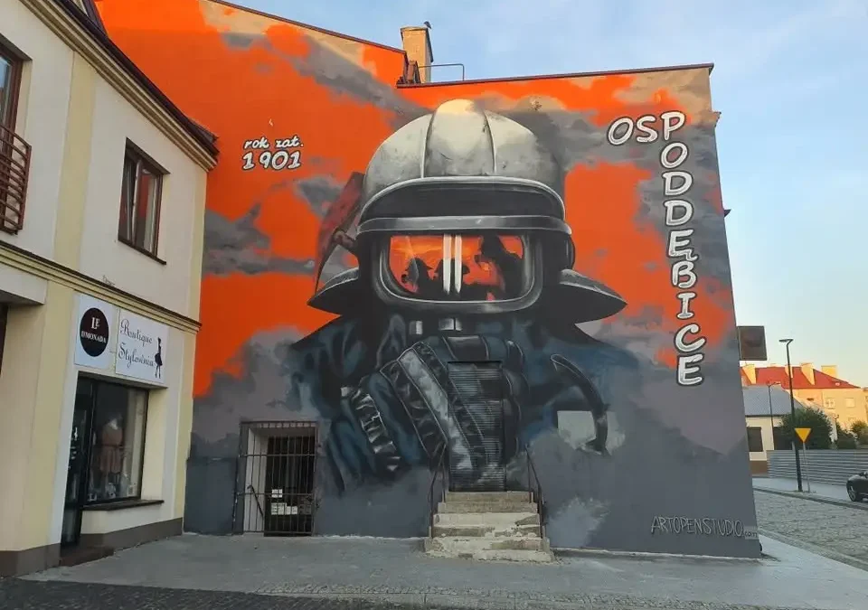 Udział OSP w obchodach Święta Wojska Polskiego w Poddębicach