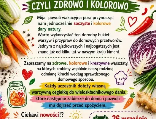 Poddębicka Kimchmania: warsztaty kiszonek w Pałacu Grudzińskich