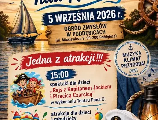 Szanty nad Nerem: żeglarskie atrakcje dla całych rodzin w Poddębicach