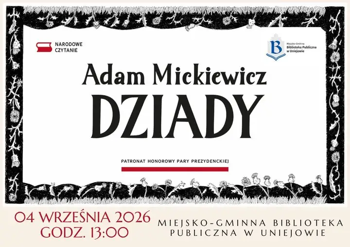 Dziady w Uniejowie – spotkanie z dramatem w bibliotece