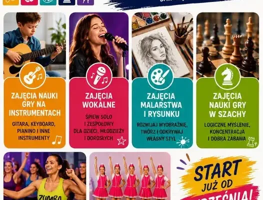Poddębicki Dom Kultury zaprasza na nowy sezon zajęć 2026/2027 – start już 14 września